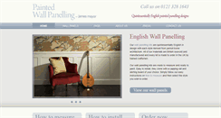 Desktop Screenshot of paintedwallpanelling.com